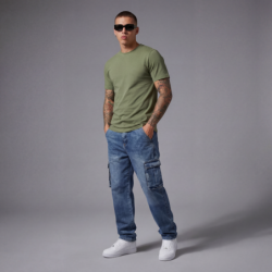 Camiseta PN428416 Básica Para Hombre