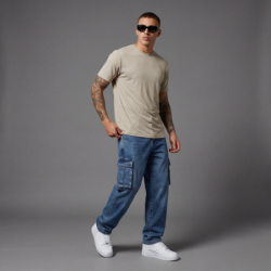 Camiseta PN428416 Básica Para Hombre