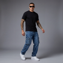 Camiseta PN428416 Básica Para Hombre
