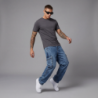 Camiseta PN428416 Básica Para Hombre