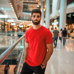 Camiseta PN431936 Básica Para Hombre