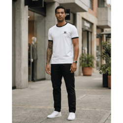 Camiseta PN539136 Básica Para Hombre