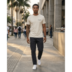 Camiseta PN100800 Básica Oscuro Para Hombre