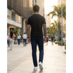 Camiseta PN100800 Básica Oscuro Para Hombre