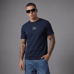 Camiseta PN063104 Básica Oscuro Para Hombre