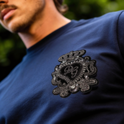 Camiseta PN369152 Básica Oscuro Para Hombre
