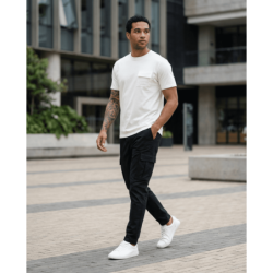 Camiseta PN394176 Básica Oscuro Para Hombre